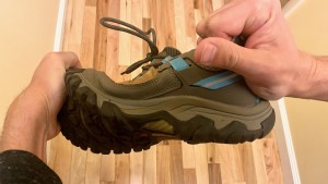 The Targhee demonstrating its impressive lateral support system...