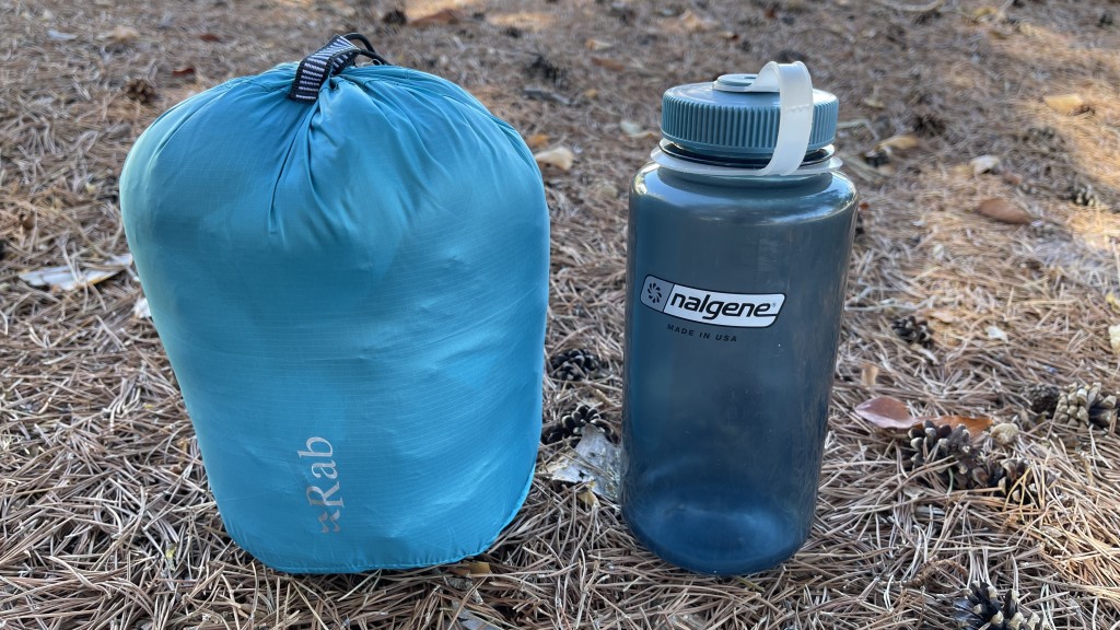 rab microlight alpine jacket for women - the microlight comes with a stuff sack that's easy to use, even if...