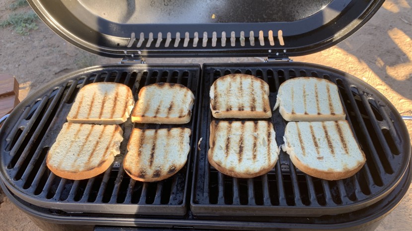 portable grill - it would be very difficult to beat the white bread heat distribution...