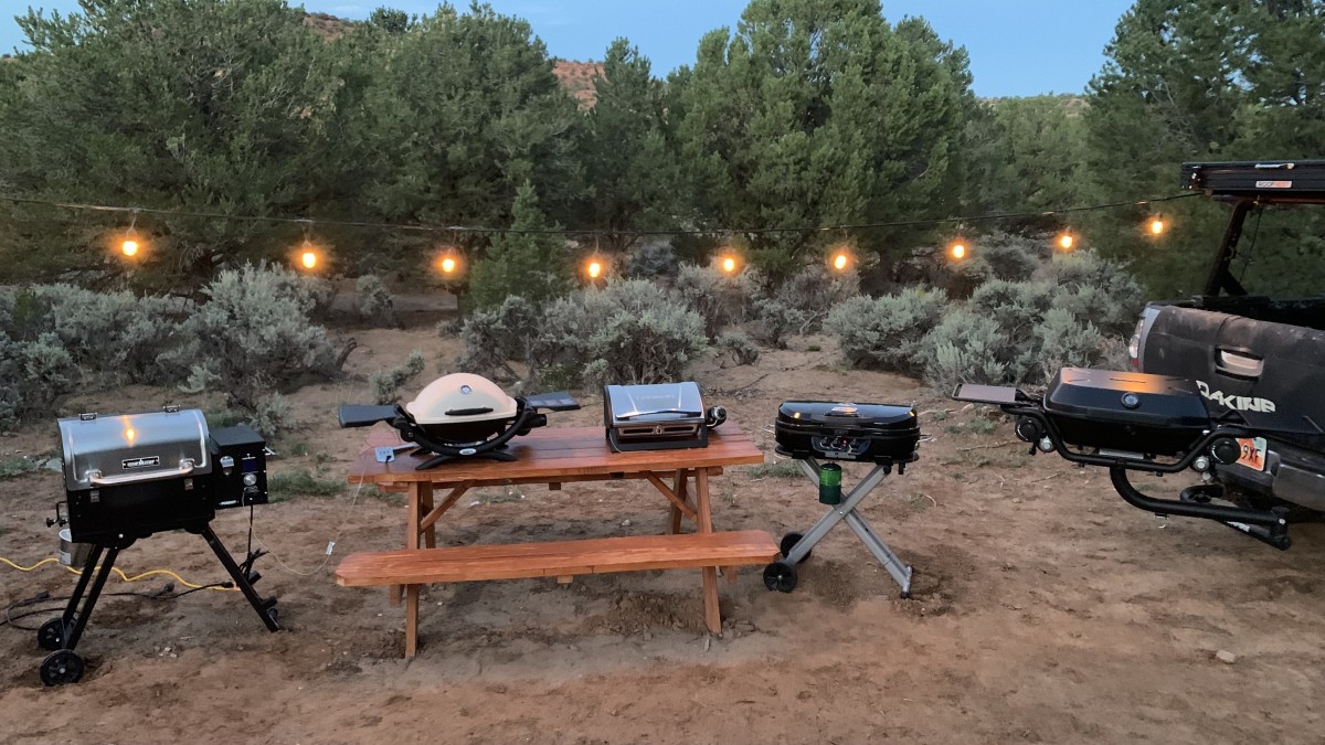 Best Portable Grill Review (For this update, we purchased seven new models. Pictured here are the new propane and pellet models.)