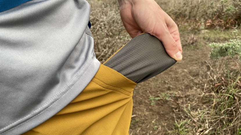 lightweight fabric and mesh pockets are a couple ways that these...