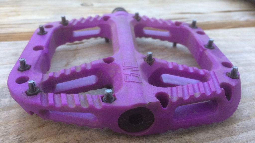 mountain bike pedals - the oneup composite pedals work very well, especially considering...