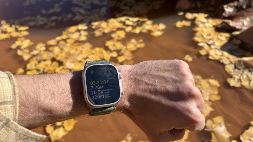 apple watch ultra - we wish the activity screens would resize given the number of active...
