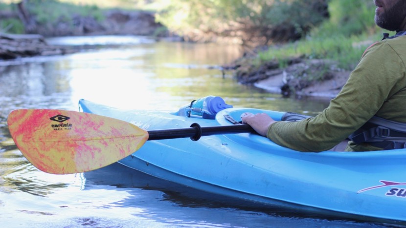 water gear - the nylon plastic blades on the carlisle magic plus kayak paddle...