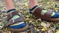 Some sandals can be worn with socks!
