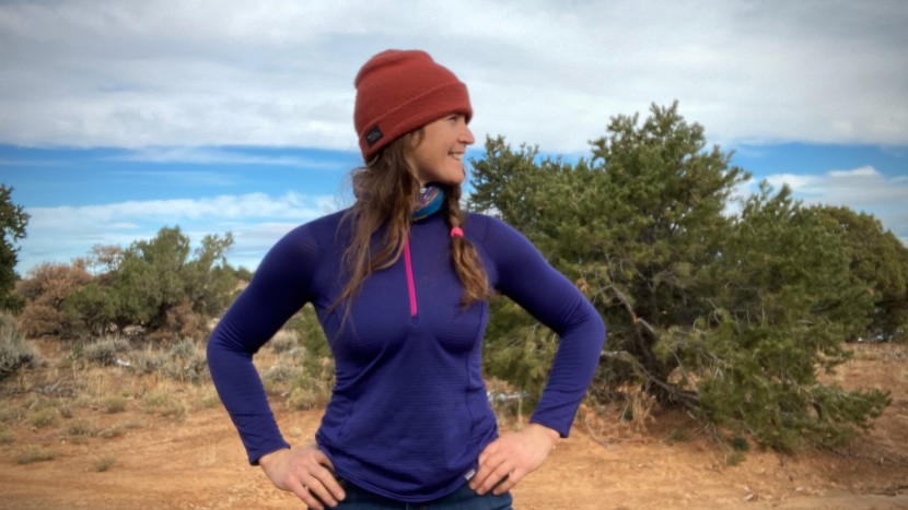 patagonia capilene thermal weight zip-neck for women - this base layer effectively traps body heat thanks to its slim...