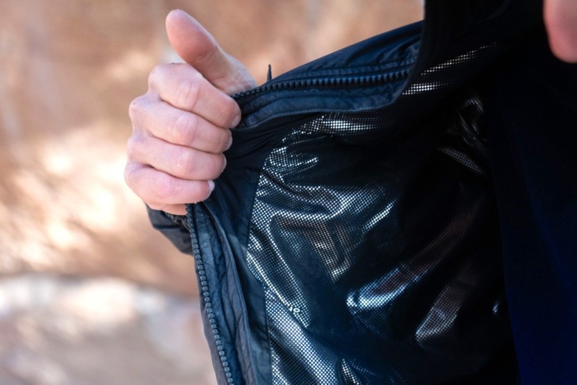 columbia pike lake - a look at columbia&#039;s omni-heat reflective lining.