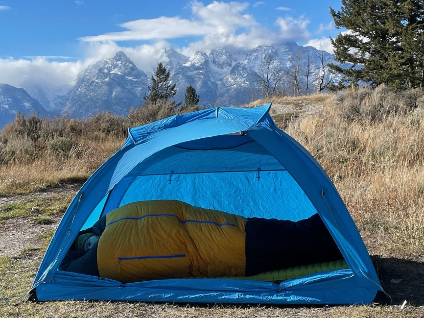 marmot col -20 - big, warm, and spacious, the col is meant for base camping