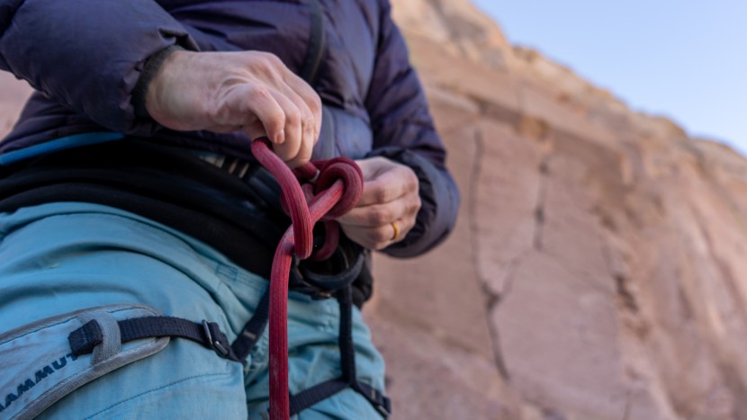 trango agility duo dry 9.1 - the 1-over-1 weave on the sheath of trango agility 9.1 is less...