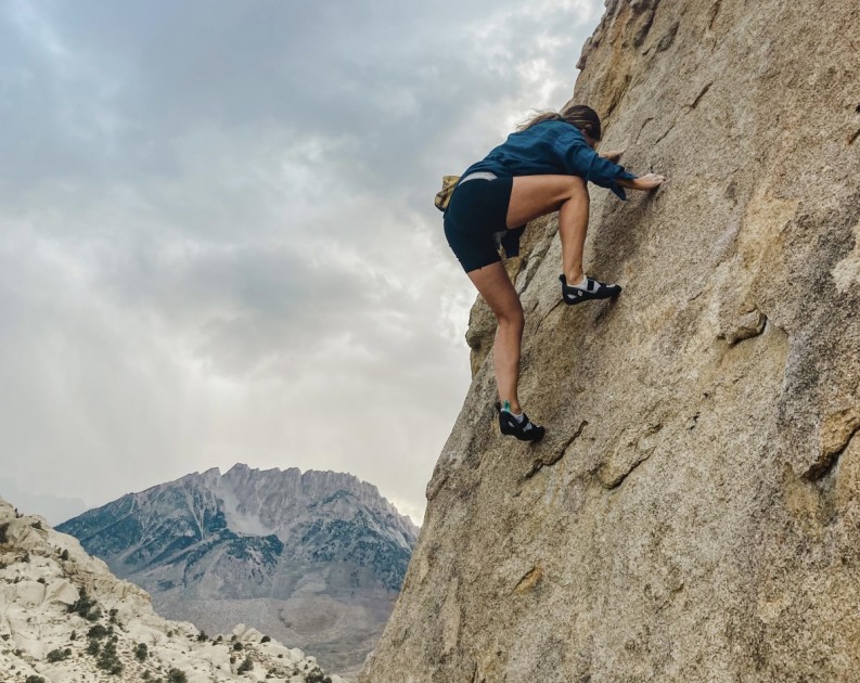climbing shoes womens - shoes with a flatter last, like the bd momentum, are more...