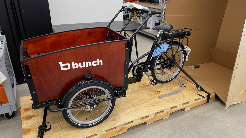 cargo bike - some bikes come fully assembled like the bunch original, but most...