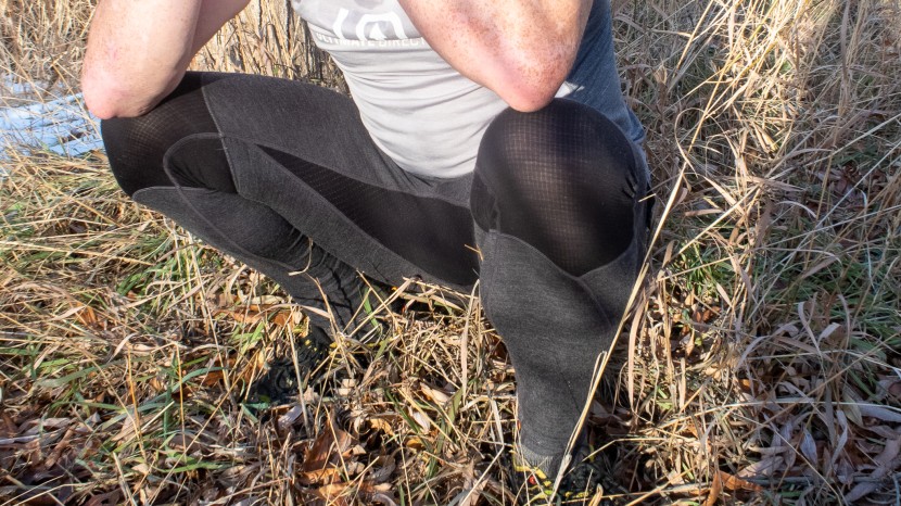 icebreaker bodyfitzone merino 260 zone thermal leggings - the thin fabric used in the gusseted crotch is one of the most...