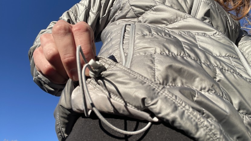 patagonia nano puff hoody for women - the nano puff has a single adjustment point for its hem bungee cord...