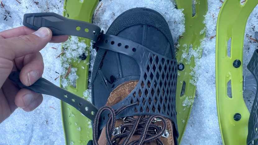 atlas helium trail - the rubber net secures your forefoot.