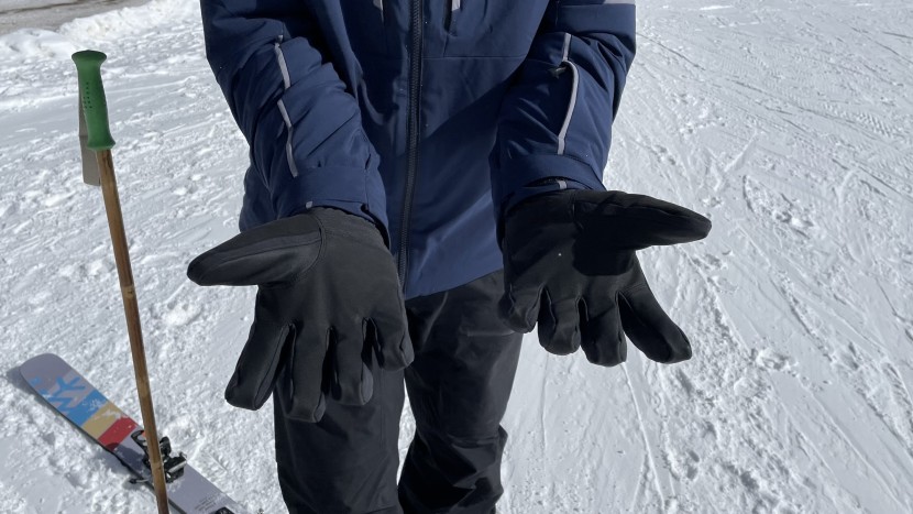 gordini aquabloc down gauntlet glove - faux-leather textured palms tend to wear out pretty fast if you use...