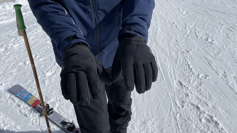 gordini aquabloc down gauntlet glove - down insulation on top of the hand provides decent warmth, but not...