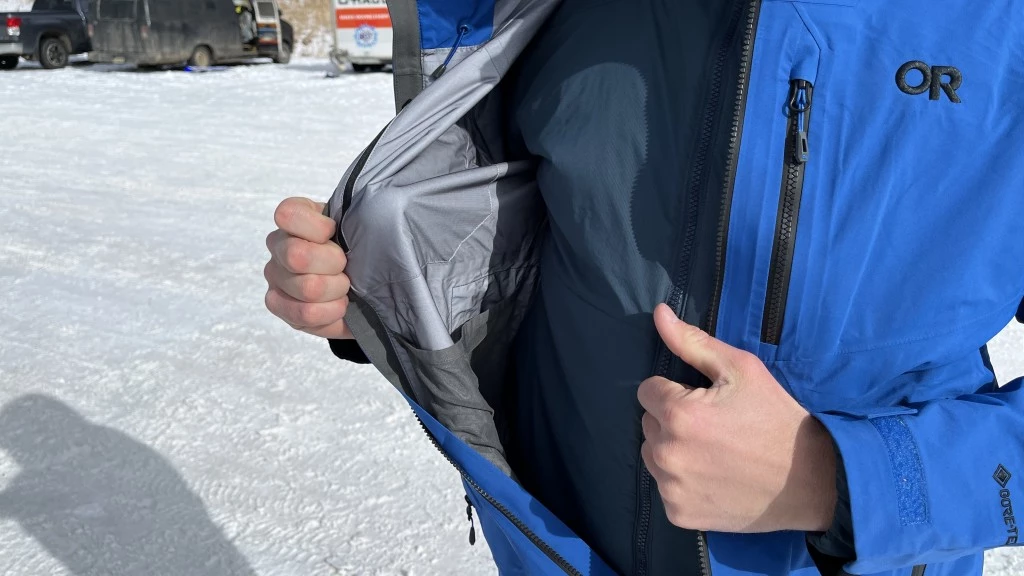 outdoor research hemispheres ii ski jacket men review - a thin hard shell is all you get; no insulation comes with this...