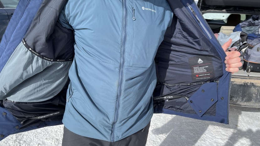 obermeyer foundation - the foundation uses lots of synthetic insulation in the torso and...