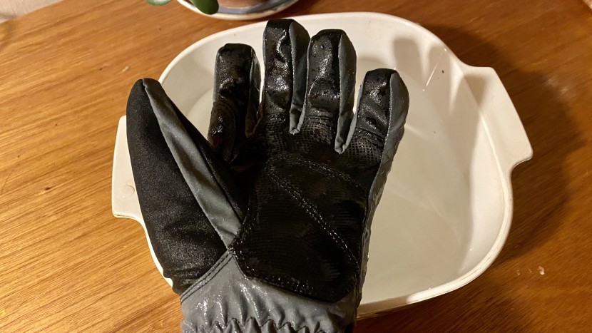 gordini gtx storm glove for women - water tended to smear over the surface of the gordini gtx storm...