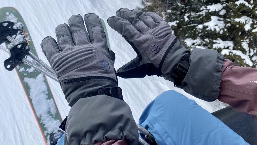 gordini gtx storm glove for women - the padding on the back of these glove provides extra structure, but...