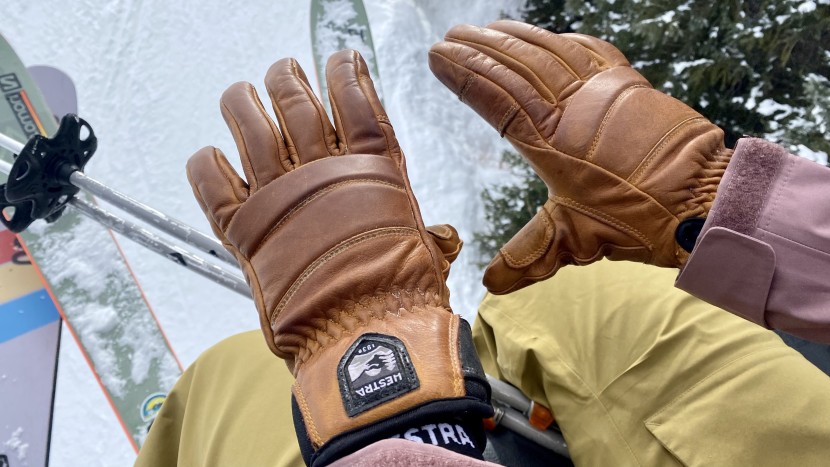 hestra women&#039;s fall-line 5-finger glove - the beefy, foam-reinforced structure of the fall-line screams...