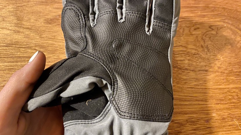 gordini gtx storm glove for women - the gordini gtx storm beginning to show warping and wear at the...