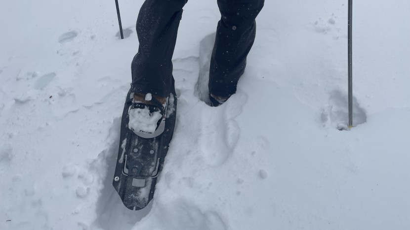 msr evo ascent - the small deck limits flotation and causes a bit of sinking in...