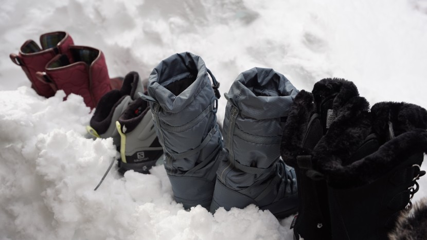 baffin escalate x for women - we covered the new boots in snow for 2 hours and took the...