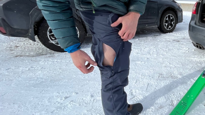 patagonia upstride pants - the upstride has long vents and breathable fabric, allowing plenty...