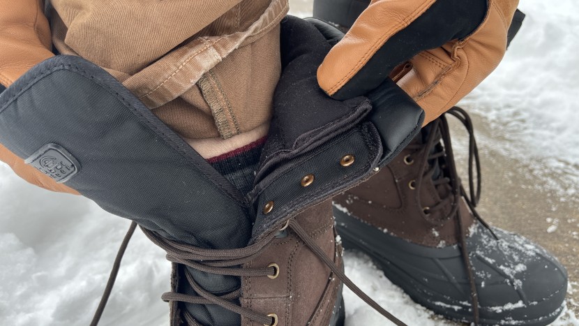 kamik nation plus - usually, we&#039;d watch out for water seeping in through the saddle...