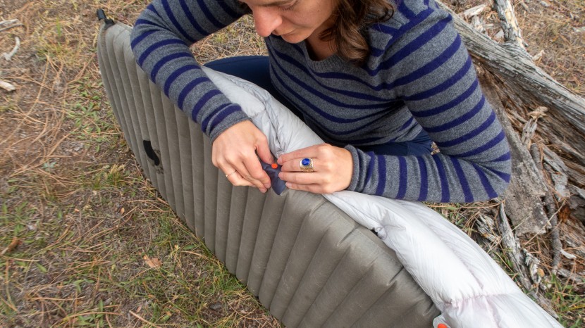 big agnes fussell ul quilt - the snaps of the big agnes fussell work well to stop drafts from...