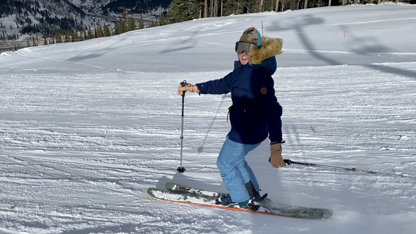 helly hansen legendary insulated pant for women - the helly hansen legendary pant keeping us warm on a cold, clear day...