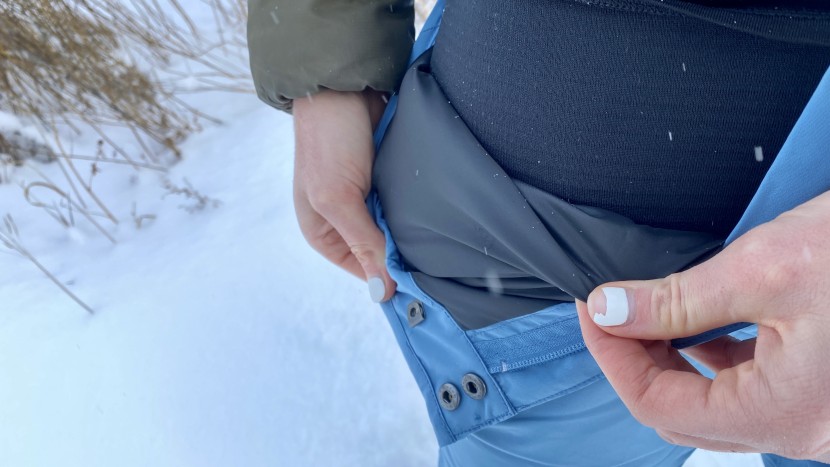 helly hansen legendary insulated pant for women - the knit fabric on the inside of the pants was soft and comfy with...