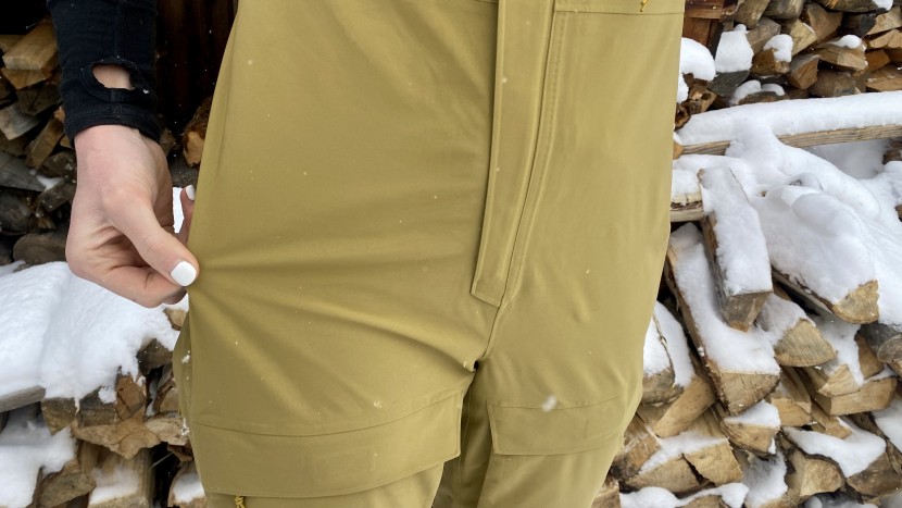 rei co-op first chair gtx bib snow pants for women - the stretch of the first chair bib allowed for versatile comfort and...