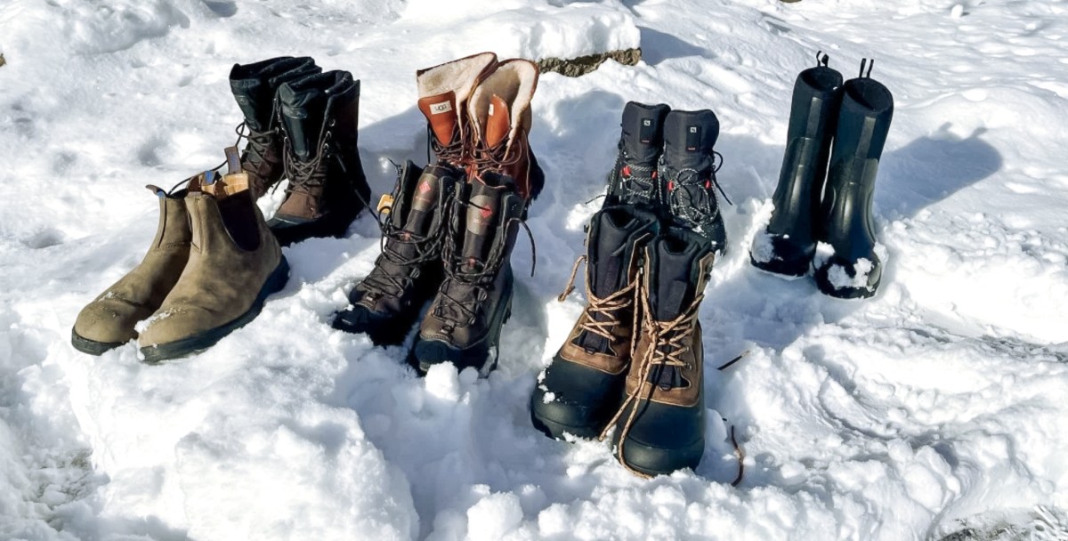 Mens winter boots store size 14 wide