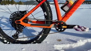 The SRAM SX drivetrain is nothing to write home about, but it works...