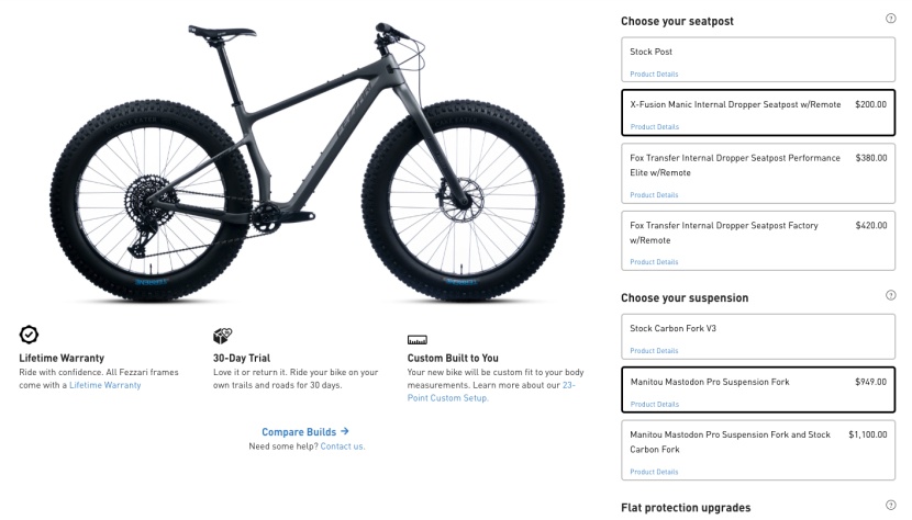 fezzari kings peak comp - fezzari gives you a bunch of upgrade options when purchasing should...