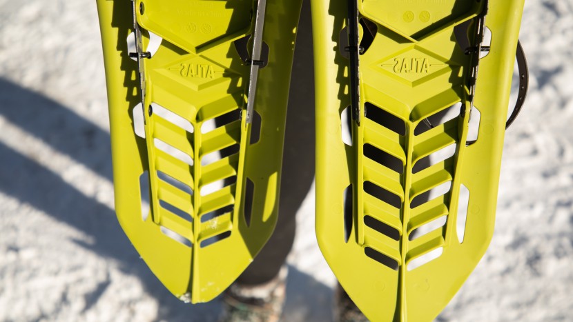 atlas helium trail for women - even with the long traction rails, the helium trail is quite flexible.