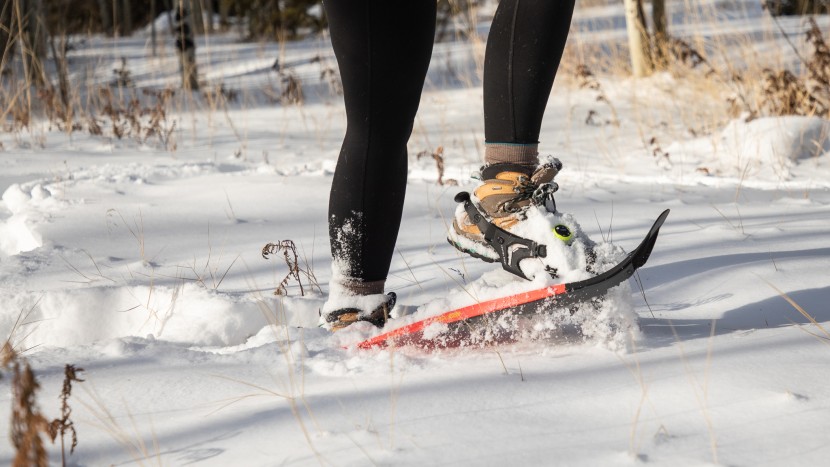 tubbs flex vrt for women - the composite decking on the flex vrt is supportive yet flexible.