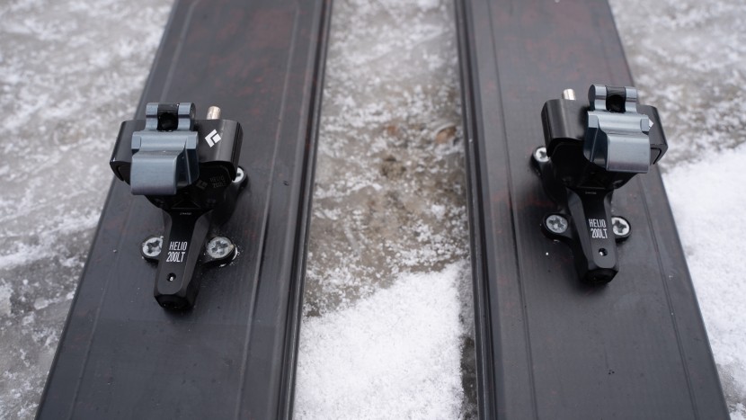 atk haute route 10 - heel pieces of the atk haute route 10. notice that our tester pair...