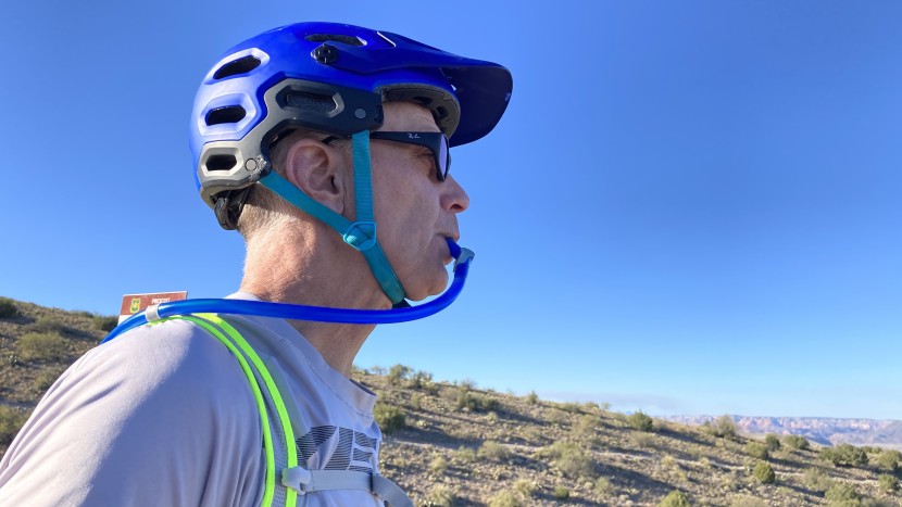 camelbak classic light 70 - the big bite valve makes sipping easy.