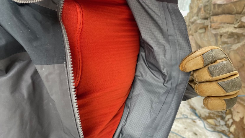 mountain equipment lhotse - gore-tex pro fabrics have a minimalist inner lining, saving some...