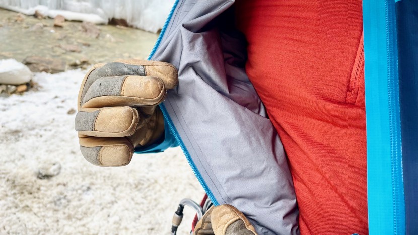 hardshell jacket - the 30-denier face fabric and soft c-knit inner lining fabric make...