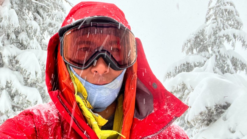 julbo cyrius - the julbo cyrius as a category one lens during a heavy sierra snow...