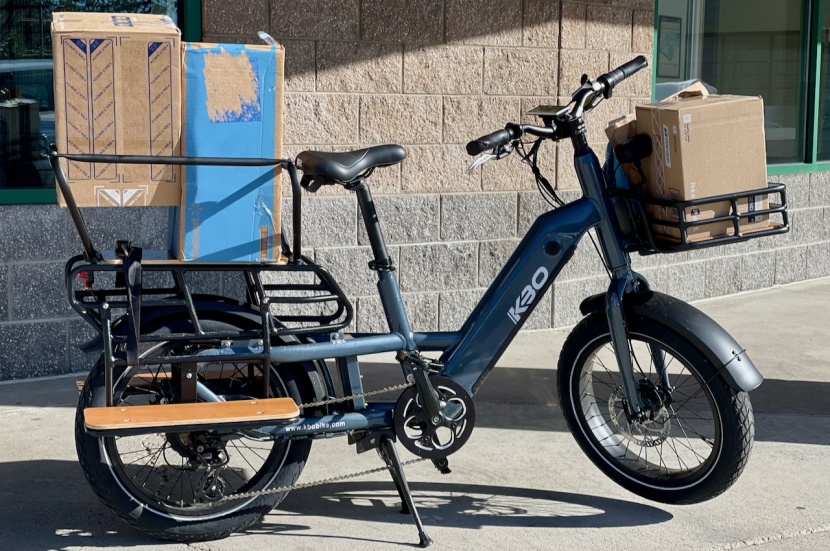 kbo ranger - our test bike with some of kbo&#039;s add-on accessories loaded up for a...