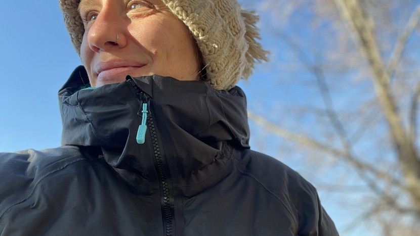 rab valiance hoody for women - a large felt patch inside the chin makes it very comfortable and...