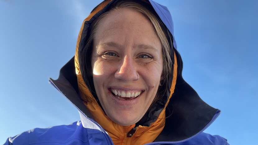 feathered friends eos for women - though it&#039;s rather poofy, we were able to layer the eos under a...