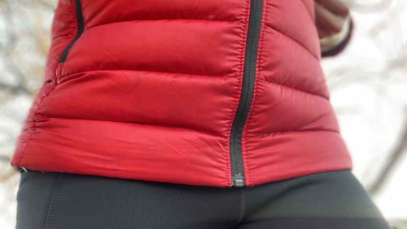 the size small is snug around our lead tester's 36" hips.