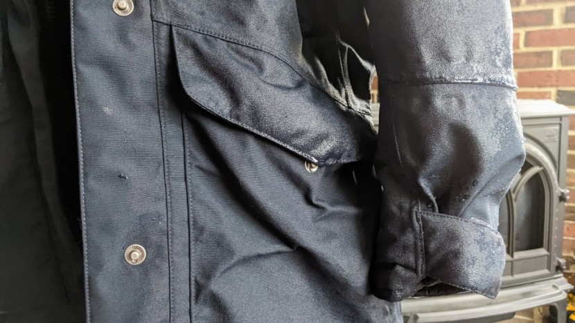 fjallraven nuuk for women - the nuuk keeps you dry, but the fabric gets pretty soaked and...
