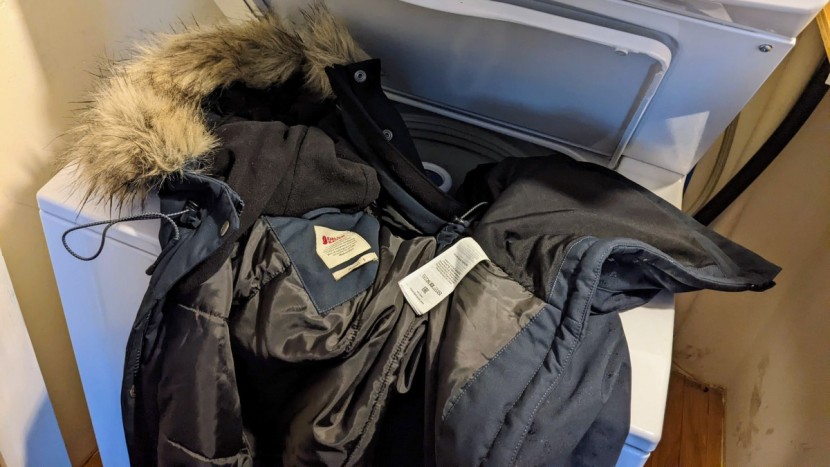 fjallraven's washing instructions call for you to hang dry the...